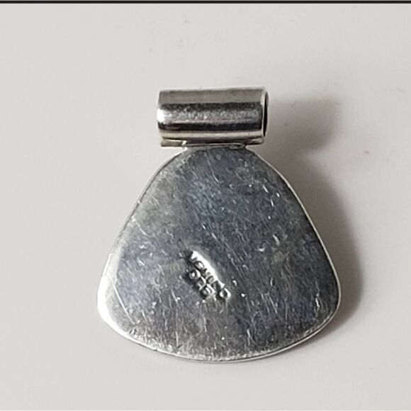 ARTISAN MEXICO 925 Silver Cat's Eye Pendant Jewelry - Picture 2 of 7